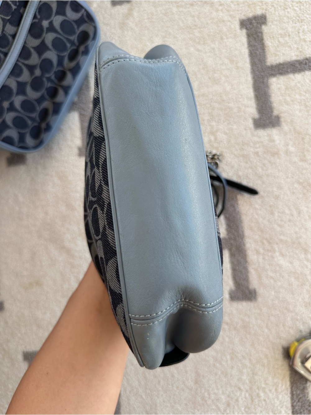 Vintage Coach denim crossbody - Picture 7 of 8